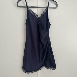Urban Outfitters Navy Mini Dress with Spaghetti Straps